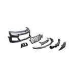 Auto Addict ZL1 Front Bumper Conversion for 6th Gen Chevrolet Camaro LS, LT, RS, and SS (pre-facelift) - Front Side Overview of Components