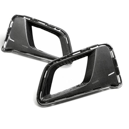 Auto Addict Carbon Front Bumper Air-Duct Bezels for 6th Gen Chevrolet Camaro ZL1 / ZL1 1LE