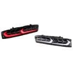 Auto Addict Stryker LED Taillights for 6th Gen Chevrolet Camaro LT, RS, SS, SS 1LE, ZL1, and ZL1 1LE (pre-facelift) - Front View of Pair