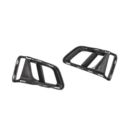 Auto Addict Carbon Type-ZL1 Front Bumper Air-Duct Bezels for 6th Gen Chevrolet Camaro LT, RS, and SS (with AA ZL1 front bumper conversion)