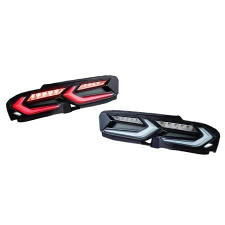 Auto Addict Gloss Black Umbra LED Taillights w/ Smoke Lens for 6th Gen Chevrolet Camaro (facelift) [AA_CMR_TL_UMB_19]