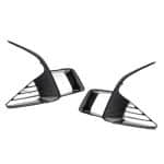 Auto Addict Carbon Front Bumper Outer Side Grilles for Cadillac CT5-V Blackwing - Front View of Pair