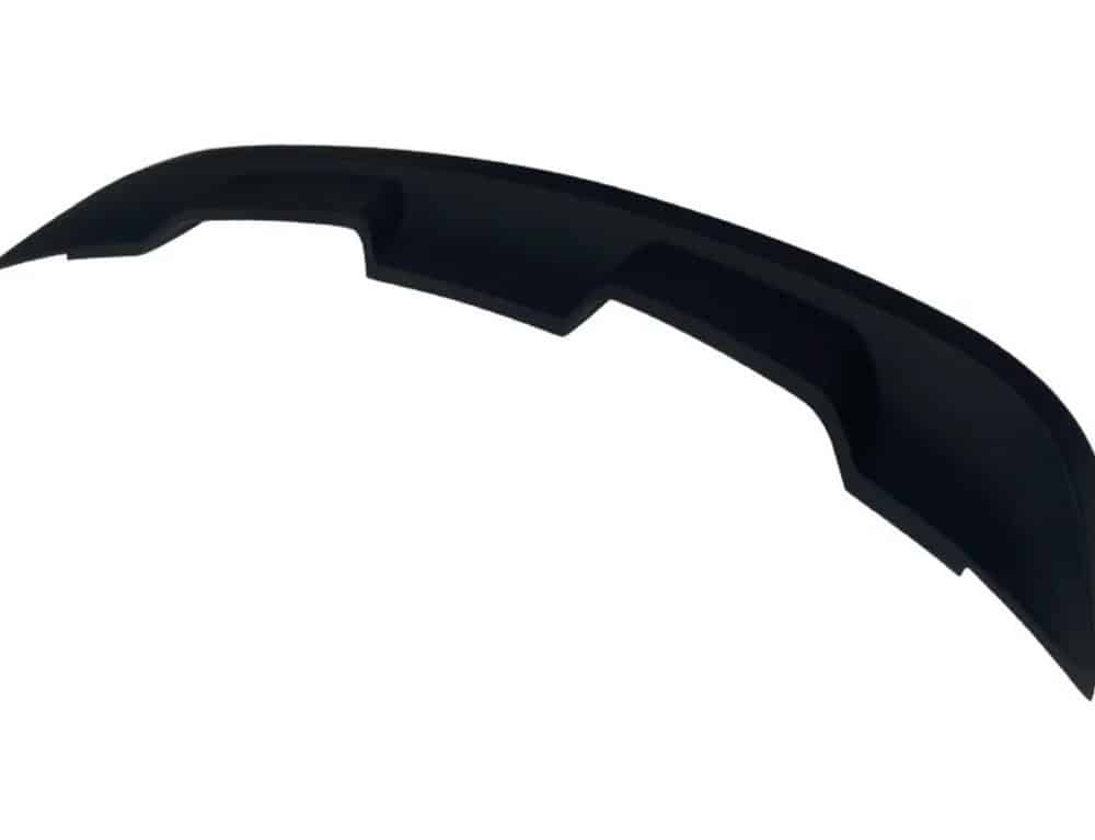 Auto Addict Gloss Black S550 GT500 Style Rear Spoiler for S197 II Ford Mustang V6 / GT / GT500 - Front Side View of Spoiler