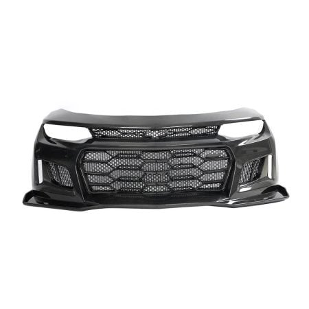 Auto Addict Carbon Black Panther Front Bumper Conversion for 6th Gen Chevrolet Camaro ZL1 / ZL1 1LE [AA_CMR_BUMP_BLK_PANTH_ZL1_CF_17]