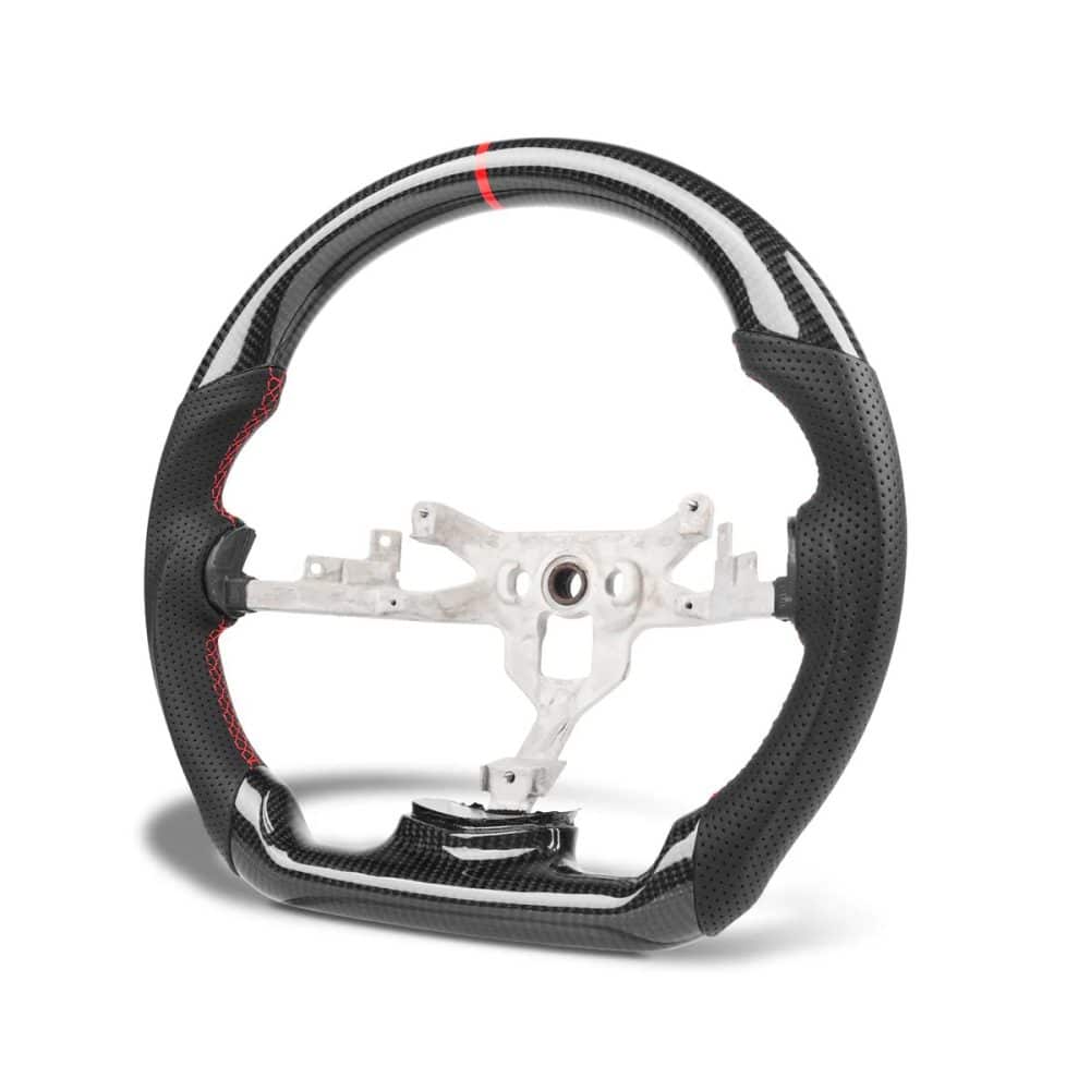 Auto Addict Carbon Steering Wheel Core for C6 Chevrolet Corvette (2005-2011 models) - Front Side View