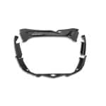 Auto Addict Carbon Frunk Surround Trim Kit for C8 Chevrolet Corvette E-Ray, Stingray, Z06, and ZR1 - Upper Front View of Components