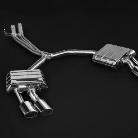 Capristo Valved Exhaust with Mid-Pipes and SS Tips for B9 & F5 Audi S4 / S5 [02AU03103016]