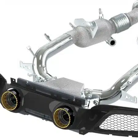 Capristo Twin Tailpipe Carbon Fiber Conversion w/ Sports Cats for F171 Ferrari 296