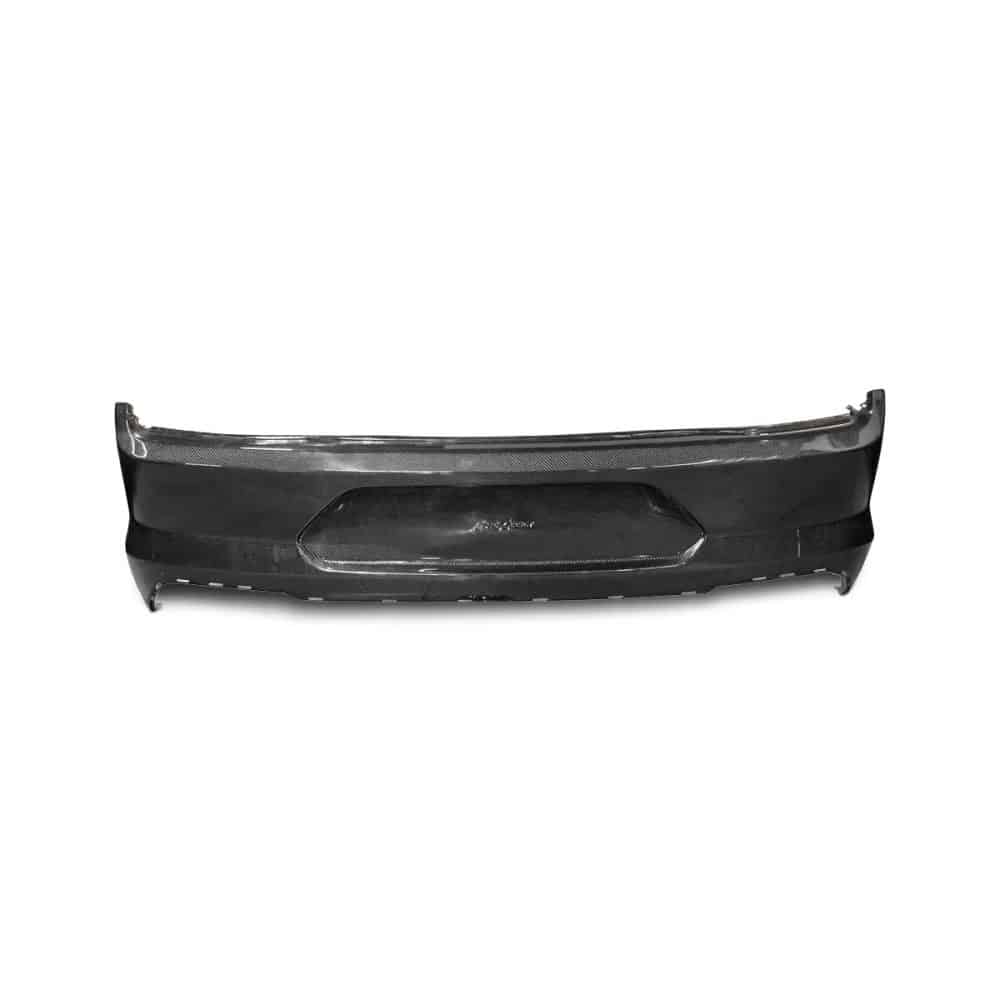 Auto Addict Carbon GT500 Style Rear Bumper Conversion for S550 Ford Mustang - Rear View