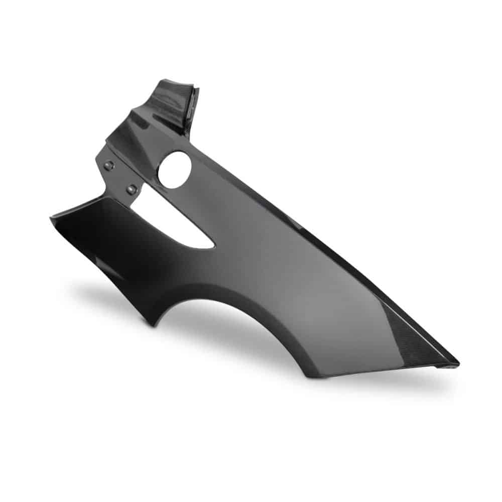 Auto Addict Carbon Type-ZR1 Rear Fender Shells for C8 Chevrolet Corvette E-Ray / Z06 - Rear Side View of Left Fender