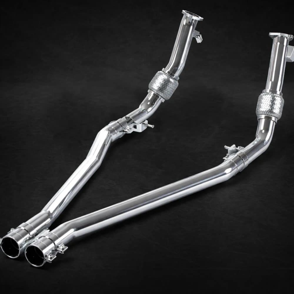 Capristo Front Silencer Connecting Pipes for 9YA / 9YB Porsche Cayenne [02PO07703048]