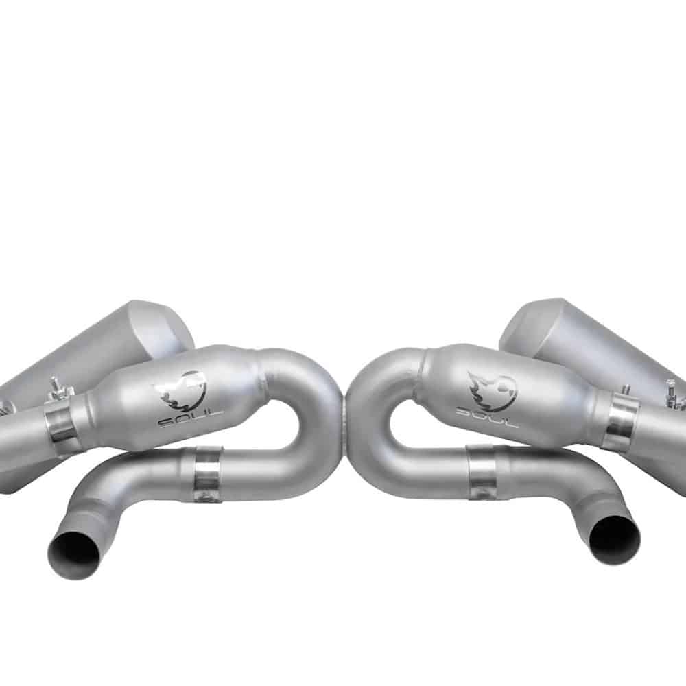 SOUL Performance Race Exhaust System for 982 Porsche 718 GT4 / Spyder / GTS 4.0