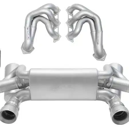 SOUL Performance Competition / Street Exhaust Package with Slash Cut Tips for 982 Porsche 718 Cayman GT4 RS / Spyder RS