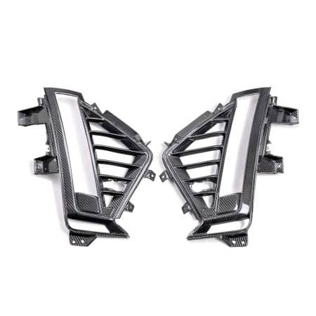 Auto Addict Carbon Front Bumper Side Grilles for Cadillac CT5-V Blackwing