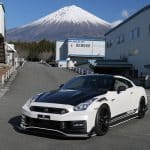 HKS Limited Edition Dimension Z 2024 4BA-R35 GT-R NISMO - Front Side View of White R35 GT-R NISMO