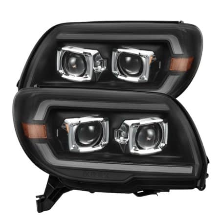 AlphaRex PRO-Series Halogen Projector Black Headlights for N210 Toyota 4Runner