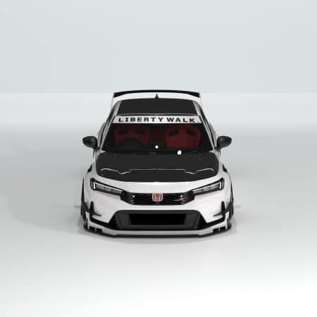 Liberty Walk LB-Nation Bonnet Hood for FL5 Honda Civic Type R [LBWFL5-BH-FRP/LBWFL5-BH-FRPCFRP]