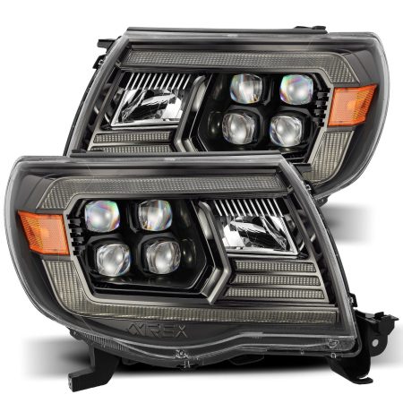 AlphaRex NOVA-Series LED Projector Alpha-Black Headlights for N200 Toyota Tacoma [AHL-TT05-N-LB-DRL/AHL-TT05-N-LB]
