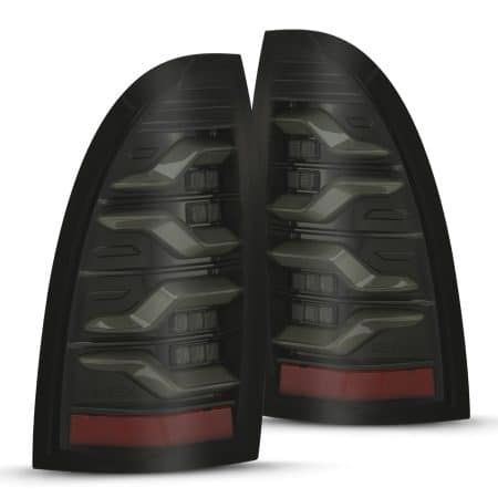 AlphaRex LUXX-Series LED Alpha-Black Tail Lights for N200 Toyota Tacoma [RTL-TT05-SA-YS-LB]