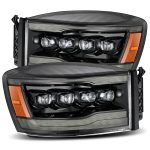 AlphaRex NOVA-Series LED Projector Alpha-Black Headlights for DS / DE Dodge Ram [AHL-DR06-N-LB]