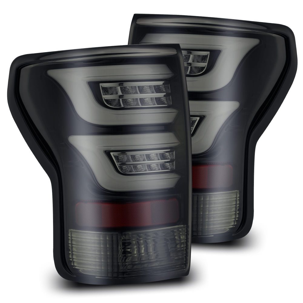 AlphaRex PRO-Series LED Jet Black Tail Lights for UX40 Toyota Tundra [ATL-TUN07-W-LBS]