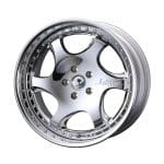 Weds Kranze BAZREIA ID Wheel in Hyper Chrome - Front Side View of Wheel