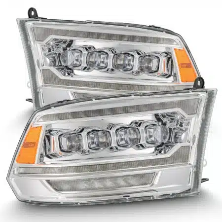 AlphaRex NOVA-Series LED Projector Chrome Headlights (MK II 5th Gen 2500 Style) for DX Dodge Ram [AHL-DR09-G5-N-C-CVT/AHL-DR09-G5-N-C]