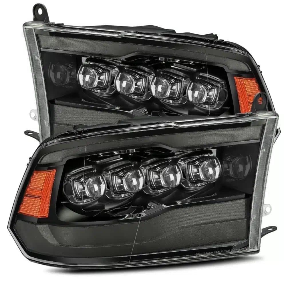 AlphaRex NOVA-Series LED Projector Alpha-Black Headlights for DS, DJ, D1 Dodge Ram 1500 / 2500 / 3500 [AXHL-DR09-PPT-LED-FLB-A-G2-CVT/AXHL-DR09-PPT-LED-FLB-A-G2]