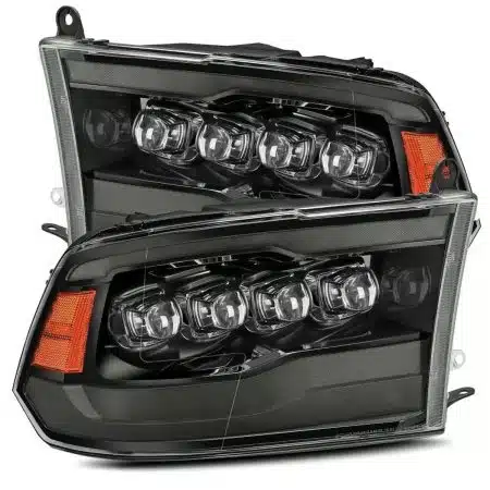 AlphaRex NOVA-Series LED Projector Alpha-Black Headlights for DS, DJ, D1 Dodge Ram 1500 / 2500 / 3500 [AXHL-DR09-PPT-LED-FLB-A-G2-CVT/AXHL-DR09-PPT-LED-FLB-A-G2]