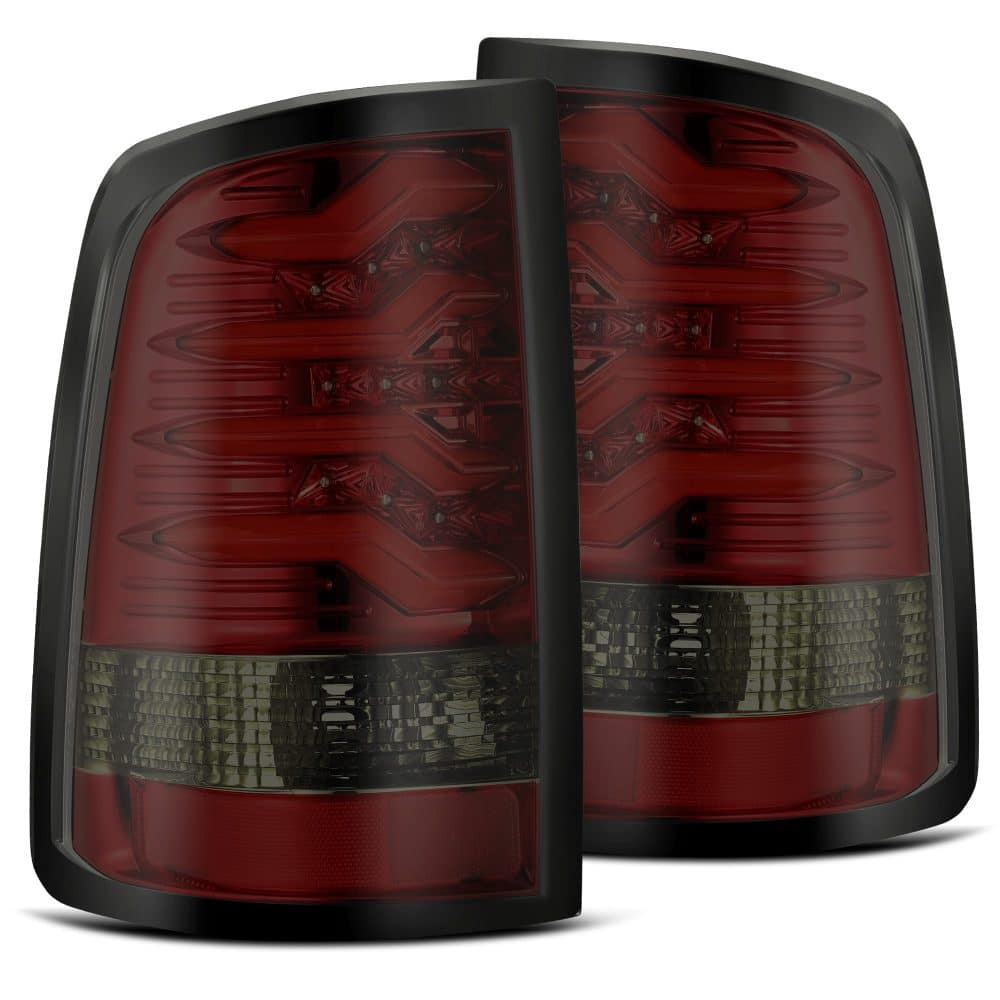 AlphaRex PRO-Series LED Tail Lights Red Smoke for DS, DJ, D2 Dodge Ram [ATL-DR09-R-RS-PLUG/ATL-DR09-R-RS]