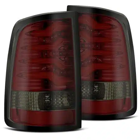 AlphaRex PRO-Series LED Tail Lights Red Smoke for DS, DJ, D2 Dodge Ram [ATL-DR09-R-RS-PLUG/ATL-DR09-R-RS]