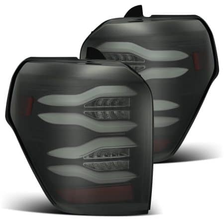 AlphaRex PRO-Series LED Jet Black Tail Lights for N280 Toyota 4Runner [ATL-T414-W-LBS]