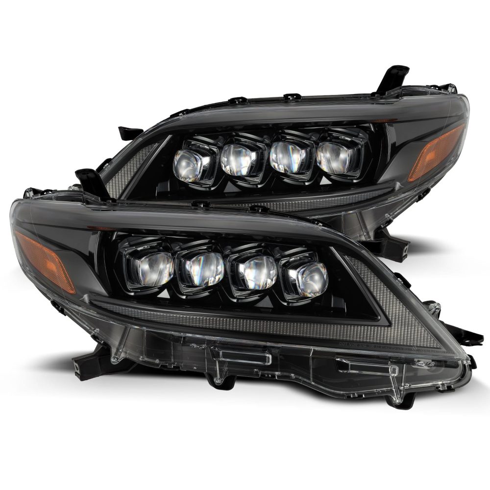 AlphaRex NOVA-Series LED Projector Alpha-Black Headlights for XL30 Toyota Sienna [AHL-TS11-N-FLB-CVT/AHL-TS11-N-FLB]