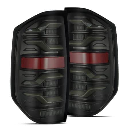 AlphaRex LUXX-Series LED Alpha-Black Tail Lights for XK50 Toyota Tundra [RTL-TUN14-SA-YS-LB]