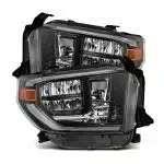 AlphaRex LUXX-Series LED Crystal Alpha-Black Headlights for XK50 / XK70 Toyota Tundra [AHL-TUN14-G2-L-FLB-CVT/AHL-TUN14-G2-L-FLB]
