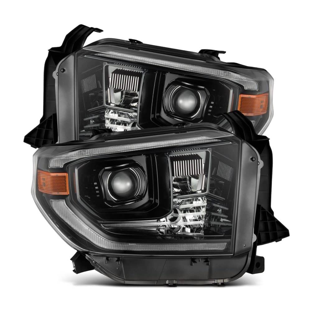 AlphaRex LUXX-Series LED Projector Alpha-Black Headlights for XK50 / XKS50 Toyota Tundra [AHL-TUN14-G2-PL-SA-FLB-CVT/AHL-TUN14-G2-PL-SA-FLB]