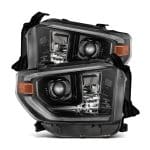 AlphaRex MKII LUXX-Series LED Projector Alpha-Black Headlights for XK50 / XKS50 Toyota Tundra [AHL-TUN14-G2-PL-SA-FLB-CVT/AHL-TUN14-G2-PL-SA-FLB]