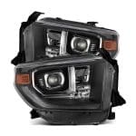 AlphaRex MKII LUXX-Series LED Projector Black Headlights for XK50 / XKS50 Toyota Tundra [AHL-TUN14-G2-PL-SA-B-CVT/AHL-TUN14-G2-PL-SA-B]