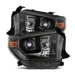 AlphaRex MKII PRO-Series Halogen Projector Alpha-Black Headlights for UK50 / USK50 Toyota Tundra [AHL-TUN14-G2-P-S-FLB-CVT/AHL-TUN14-G2-P-S-FLB]
