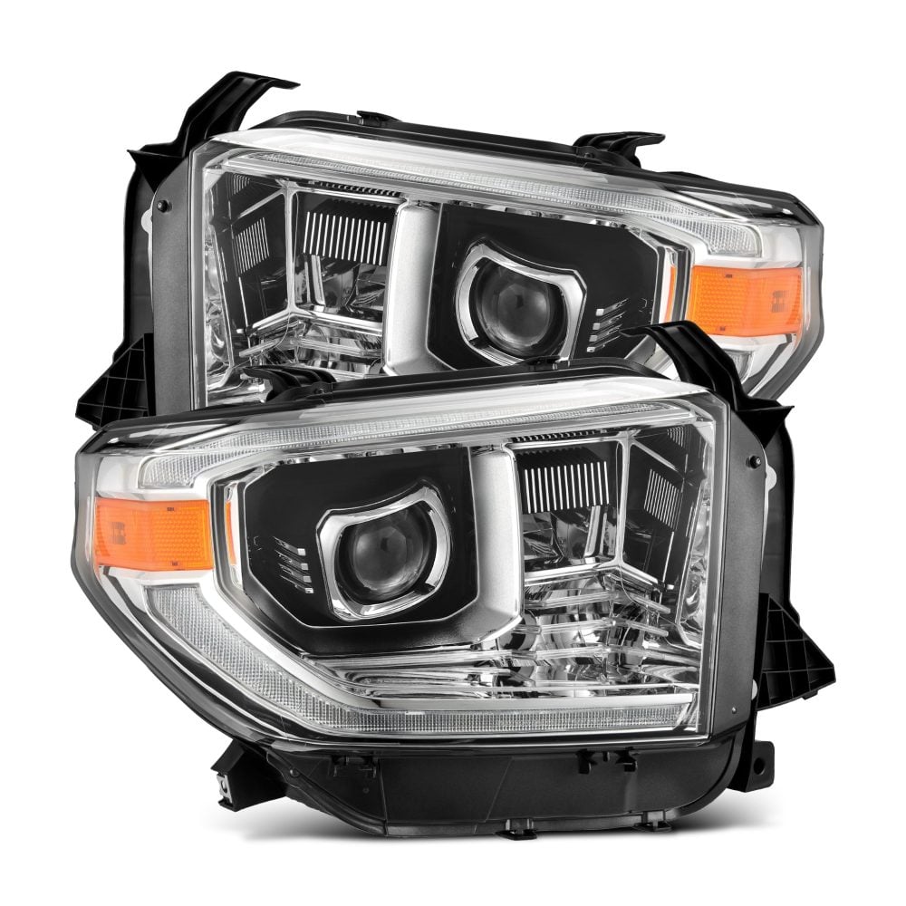 AlphaRex PRO-Series Halogen Projector Chrome Headlights for UK50 / USK50 Toyota Tundra [AHL-TUN14-G2-P-S-C-CVT/AHL-TUN14-G2-P-S-C]