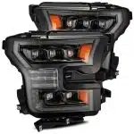 AlphaRex NOVA-Series LED Projector Alpha-Black Headlights for 13th Gen Ford F150 / F150 Raptor [AXHL-FF15-PPTS-LED-FLB-A-G2-RAP/AXHL-FF15-PPTS-LED-FLB-A-G2-RAP]