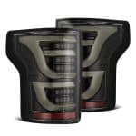 AlphaRex LUXX-Series LED Alpha-Black Tail Lights for P552 Ford F150 [RTL-FF15-SA-YS-LB-CVT/RTL-FF15-SA-YS-LB]