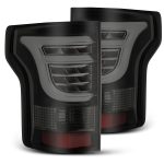 AlphaRex PRO-Series LED Jet Black Tail Lights for P552 Ford F150 [ATL-FF15-W-LBS-PLUG/ATL-FF15-W-LBS]