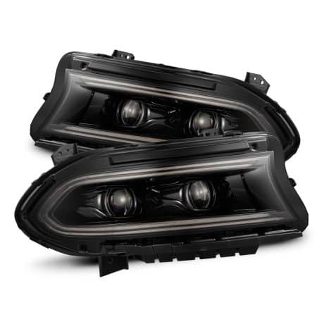AlphaRex LUXX-Series LED Projector Alpha-Black Headlights for LD Dodge Charger [AHL-DC15-PL-SA-FLB-CVT/AHL-DC15-PL-SA-FLB]