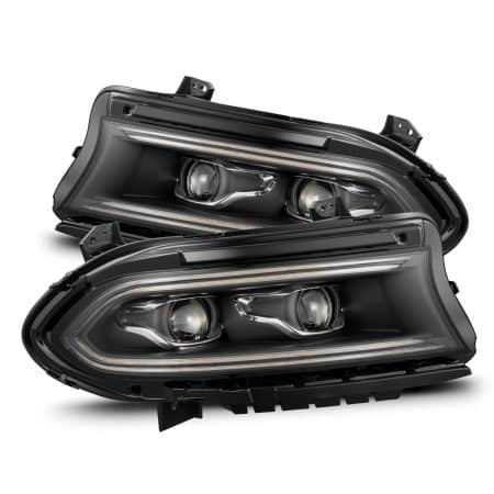 AlphaRex LUXX-Series LED Projector Black Headlights for LD Dodge Charger [AHL-DC15-PL-SA-B-CVT/AHL-DC15-PL-SA-B]