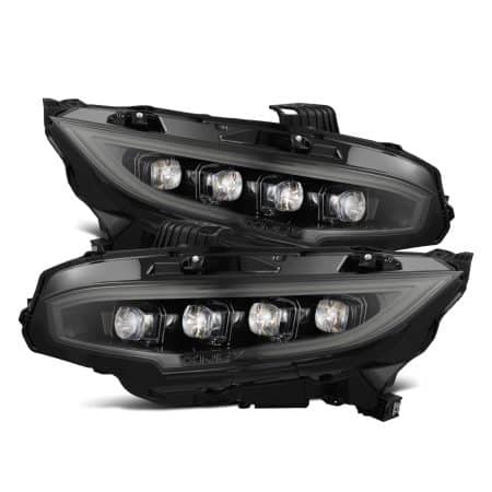 AlphaRex NOVA-Series LED Projector Alpha-Black Headlights for FC / FK Honda Civic [AHL-HC16-N-FLB-CVT/AHL-HC16-N-FLB]