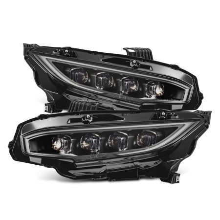 AlphaRex NOVA-Series LED Projector Black Headlights for FC / FK Honda Civic [AHL-HC16-N-B-CVT/AHL-HC16-N-B]