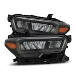 AlphaRex LUXX-Series LED Crystal Alpha-Black Headlights for N300 Toyota Tacoma