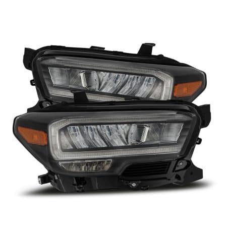 AlphaRex LUXX-Series LED Crystal Black Headlights for N300 Toyota Tacoma