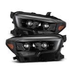 AlphaRex PRO-Series Halogen Projector Alpha-Black Headlights for N300 Toyota Tacoma